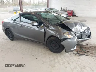 2013 Honda Civic Cpe LX with VIN 2HGFG3B52DH531770, listed as a IAAI auction lot 41896437 with 98,886 mi miles. Bid and sale history available at carsss.com. Image 1.