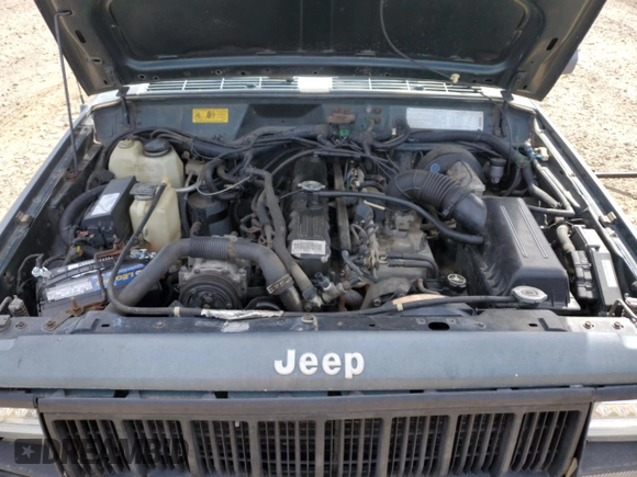 1993 Jeep Cherokee SE with VIN 1J4FJ28S0PL594889, listed as a Copart auction lot 50103425 with 174,333 mi miles and Salvage Title. Bid and sale history available at carsss.com. Image 12.