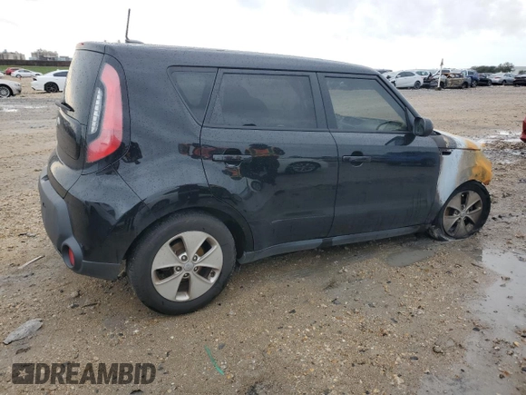 2015 Kia Soul with VIN KNDJN2A27F7152827, listed as a Copart auction lot 83807164 with 0 mi miles and Salvage Title. Bid and sale history available at carsss.com. Image 3.