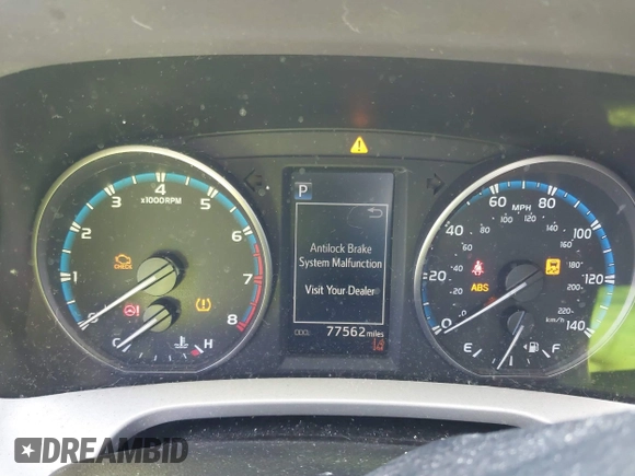 2017 Toyota RAV4 LE with VIN 2T3BFREV0HW562035, listed as a IAAI auction lot 41755916 with 77,562 mi miles. Bid and sale history available at carsss.com. Image 7.