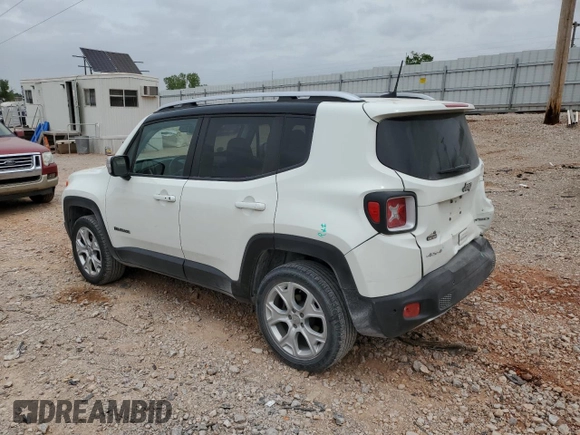 2018 Jeep Renegade Limited z VIN ZACCJBDB3JPH58380, wystawiony jako Copart lot #53603565 z przebiegiem 39 409 mil mil oraz Szkoda całkowita • Salvage title. Historia ofert i sprzedaży dostępna na DreamBid. Obrazek 2.