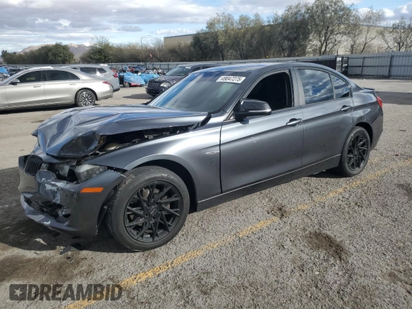 2014 BMW 3 Series 320i with VIN WBA3B1G50ENS80430, listed as a Copart auction lot 49047275 with 107,664 mi miles and Salvage Title. Bid and sale history available at carsss.com. Image 1.