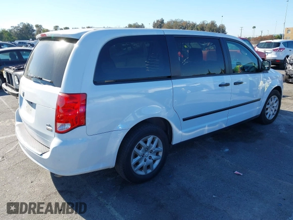 2014 Ram Cargo Van Tradesman with VIN 2C4JRGAG7ER182016, listed as a IAAI auction lot 40917239 with 183,562 mi miles. Bid and sale history available at carsss.com. Image 4.