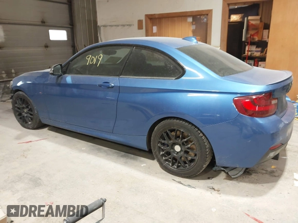2014 BMW 2 Series M235i with VIN WBA1J7C59EV253309, listed as a IAAI auction lot 41509019 with 63,782 mi miles and . Bid and sale history available at carsss.com. Image 3.