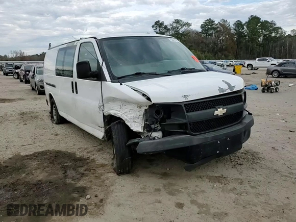 2012 Chevrolet Express Cargo z VIN 1GCWGFCA3C1155900, wystawiony jako Copart lot #42517515 z przebiegiem Nie podano mil oraz Szkoda całkowita • Salvage title. Historia ofert i sprzedaży dostępna na DreamBid. Obrazek 11.