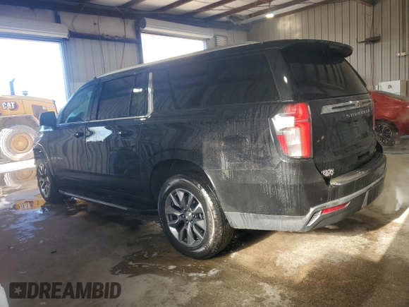 2023 Chevrolet Suburban LT with VIN 1GNSCCKD1PR341700, listed as a Copart auction lot 89360915 with 39,761 mi miles and Salvage title. Bid and sale history available at DreamBid. Image 2.