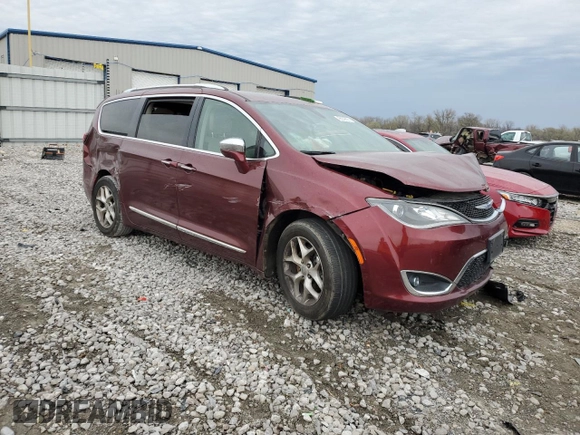 2020 Chrysler Pacifica Limited z VIN 2C4RC1GG7LR143660, wystawiony jako Copart lot #49909805 z przebiegiem Nie podano mil oraz Szkody całkowita. Historia ofert i sprzedaży dostępna na DreamBid. Obrazek 4.