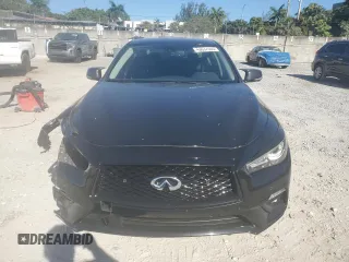 2021 Infiniti Q50 3.0t LUXE with VIN JN1EV7BPXMM706677, listed as a Copart auction lot 49637485 with 37,049 mi miles and Non Repairable. Bid and sale history available at carsss.com. Image 5.