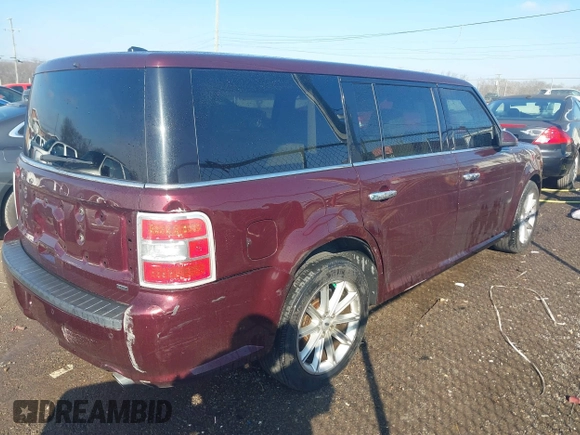 2017 Ford Flex Limited with VIN 2FMHK6D8XHBA10072, listed as a IAAI auction lot 41550829 with 132,995 mi miles. Bid and sale history available at carsss.com. Image 4.