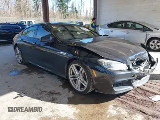 2014 BMW 6 Series 640i xDrive with VIN WBA6B8C5XED452416, listed as a IAAI auction lot 41851885 with 111,445 mi miles and . Bid and sale history available at carsss.com. Image 1.