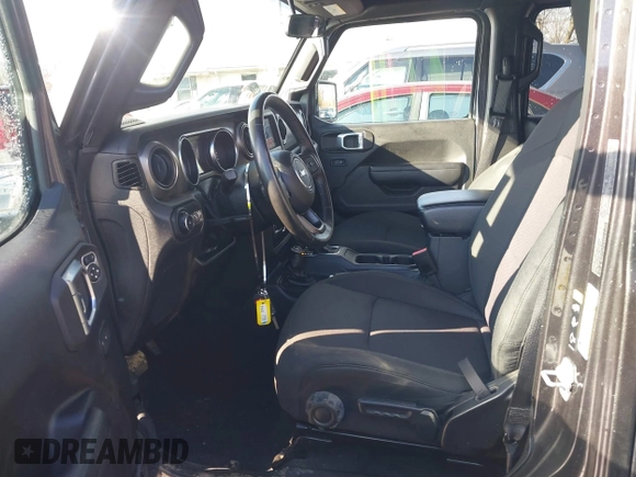 2022 Jeep Wrangler Unlimited Sport with VIN 1C4HJXDN1NW240032, listed as a IAAI auction lot 41130845 with 24,745 mi miles and . Bid and sale history available at DreamBid. Image 5.