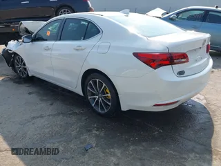 2015 Acura TLX V6 with VIN 19UUB2F35FA006406, listed as a IAAI auction lot 42409538 with Not provided miles and . Bid and sale history available at DreamBid. Image 3.