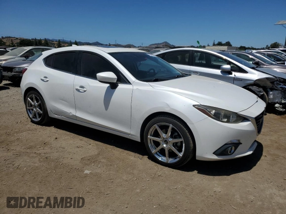 2016 Mazda 3 S Touring with VIN JM1BM1M32G1355182, listed as a Copart auction lot 61582365 with 144,159 mi miles and Salvage title. Bid and sale history available at DreamBid. Image 4.