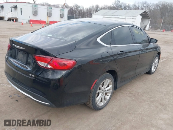 2016 Chrysler 200 Limited with VIN 1C3CCCAB9GN144394, listed as a IAAI auction lot 41665598 with 125,910 mi miles. Bid and sale history available at carsss.com. Image 4.