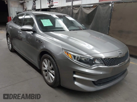 2018 Kia Optima EX with VIN 5XXGU4L35JG193343, listed as a IAAI auction lot 42100264 with 87,364 mi miles and . Bid and sale history available at carsss.com. Image 1.