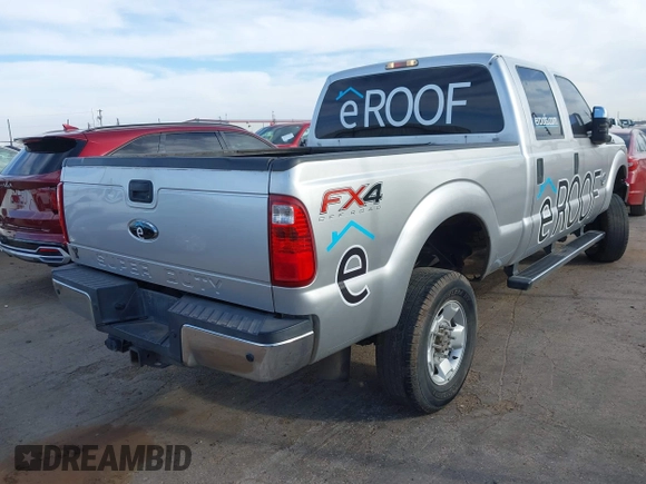 2014 Ford Super Duty F-250 SRW XL with VIN 1FT7W2BT7EEB01336, listed as a IAAI auction lot 41812032 with 276,996 mi miles. Bid and sale history available at carsss.com. Image 4.
