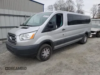 2018 Ford Transit Passenger XL with VIN 1FBZX2ZM3JKA52561, listed as a Copart auction lot 43574745 with 58,735 mi miles and Salvage Title. Bid and sale history available at carsss.com. Image 1.