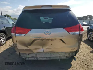 2011 Toyota Sienna LE AAS with VIN 5TDKK3DC6BS086570, listed as a Copart auction lot 54724385 with 157,530 mi miles and Salvage Title. Bid and sale history available at DreamBid. Image 6.