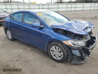 2018 Hyundai Elantra SE with VIN 5NPD74LFXJH347537, listed as a Copart auction lot 50220045 with 0 mi miles and Salvage Title. Bid and sale history available at carsss.com. Image 4.