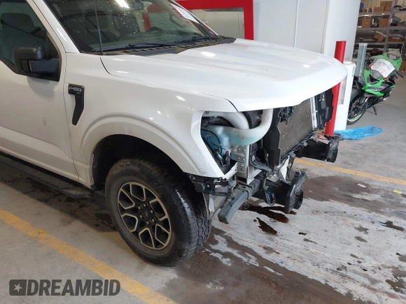 2023 Ford F-150 XL with VIN 1FTEW1EPXPKF97673, listed as a IAAI auction lot 41349562 with 35,687 mi miles. Bid and sale history available at carsss.com. Image 17.