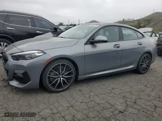 2022 BMW 2 Series 228i with VIN WBA53AK09N7K54320, listed as a Copart auction lot 53536755 with 21,511 mi miles and Salvage Title. Bid and sale history available at carsss.com. Image 1.