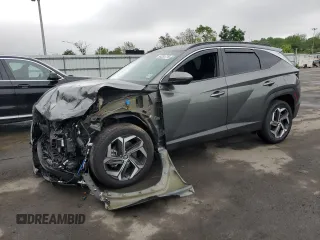 2023 Hyundai Tucson SEL with VIN 5NMJFCAE5PH253663, listed as a Copart auction lot 56331775 with 38,665 mi miles and Salvage title. Bid and sale history available at DreamBid. Image 1.