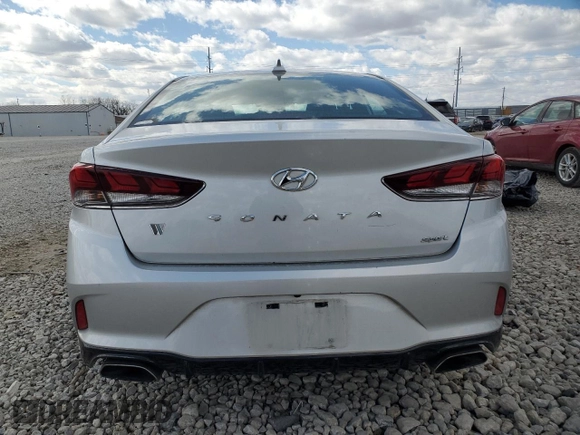 2018 Hyundai Sonata Sport Plus with VIN 5NPE34AF8JH715717, listed as a Copart auction lot 50510395 with 65,931 mi miles and Salvage Title. Bid and sale history available at DreamBid. Image 6.