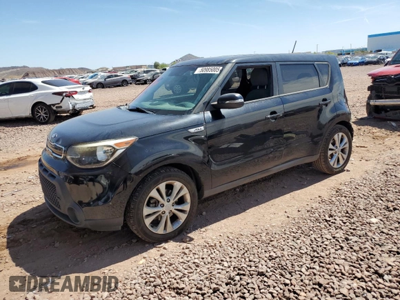 2014 Kia Soul + with VIN KNDJP3A56E7084903, listed as a Copart auction lot 50985005 with 131,745 mi miles and Salvage Title. Bid and sale history available at DreamBid. Image 1.
