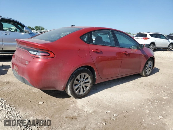 2014 Dodge Dart SXT with VIN 1C3CDFBB0ED823812, listed as a Copart auction lot 51906585 with 133,976 mi miles and Salvage Title. Bid and sale history available at carsss.com. Image 3.