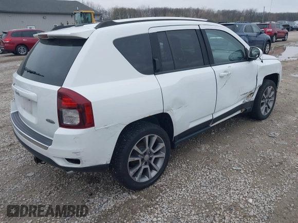 2016 Jeep Compass Latitude with VIN 1C4NJDEB6GD534157, listed as a IAAI auction lot 42022813 with 147,000 mi miles and . Bid and sale history available at DreamBid. Image 4.
