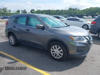 2020 Nissan Rogue S with VIN 5N1AT2MT7LC763661, listed as a IAAI auction lot 42385680 with 84,668 mi miles and . Bid and sale history available at DreamBid. Image 1.