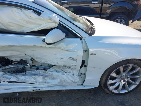 2016 Audi A5 Premium Plus with VIN WAUM2AFR2GA056868, listed as a IAAI auction lot 41764198 with 106,751 mi miles. Bid and sale history available at carsss.com. Image 6.