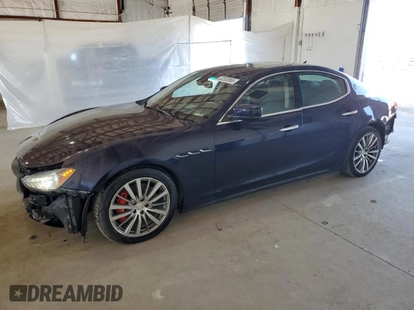 2015 Maserati Ghibli z VIN ZAM57XSA2F1159438, wystawiony jako Copart lot #52530965 z przebiegiem 73 996 mil mil oraz Szkoda całkowita • Salvage title. Historia ofert i sprzedaży dostępna na DreamBid. Obrazek 1.