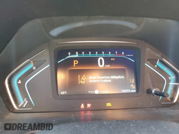 2019 Honda Odyssey EX-L with VIN 5FNRL6H70KB085719, listed as a Copart auction lot 48963065 with 148,694 mi miles and Salvage Title. Bid and sale history available at carsss.com. Image 9.