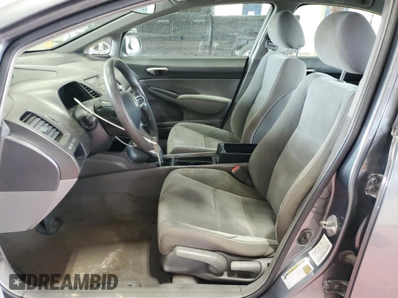 2011 Honda Civic LX with VIN 19XFA1F5XBE048843, listed as a Copart auction lot 56518765 with 108,607 mi miles and Clean Title. Bid and sale history available at DreamBid. Image 7.