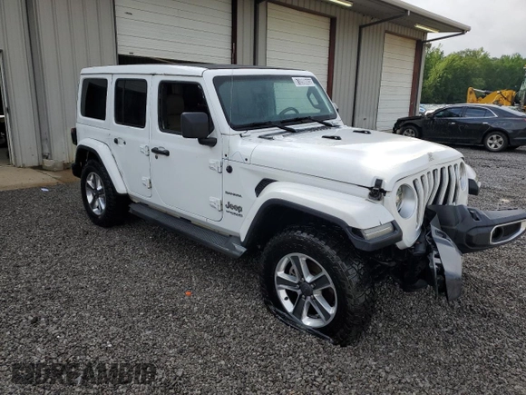 2020 Jeep Wrangler Unlimited Sahara with VIN 1C4HJXEG4LW272051, listed as a Copart auction lot 61090665 with 100,148 mi miles and Clean title. Bid and sale history available at DreamBid. Image 4.