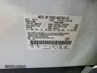2013 Ford Explorer XLT z VIN 1FM5K8D88DGB07692, wystawiony jako Copart lot #55348605 z przebiegiem 245 468 mil mil oraz Szkoda całkowita • Salvage title. Historia ofert i sprzedaży dostępna na DreamBid. Obrazek 13.