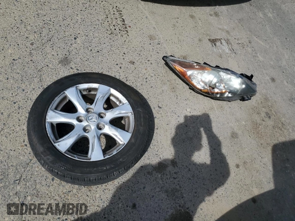 2011 Mazda Mazda3 i Touring with VIN JM1BL1VG7B1396999, listed as a Copart auction lot 54346755 with 45,961 mi miles and Salvage Title. Bid and sale history available at carsss.com. Image 12.