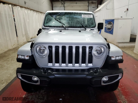 2023 Jeep Gladiator Overland with VIN 1C6HJTFG1PL528801, listed as a Copart auction lot 50968205 with 43,293 mi miles and Non Repairable. Bid and sale history available at carsss.com. Image 5.