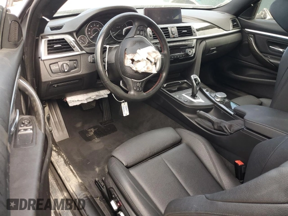 2019 BMW 4 Series 430i with VIN WBA4W3C55KAF93022, listed as a Copart auction lot 63199815 with 34,331 mi miles and Salvage title. Bid and sale history available at DreamBid. Image 8.