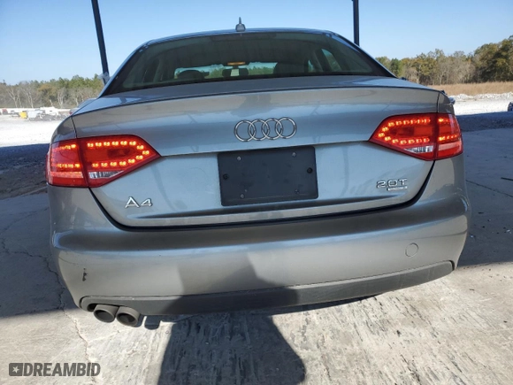 2010 Audi A4 2.0T Premium Plus with VIN WAUFFAFL9AN042569, listed as a Copart auction lot 82965394 with 114,594 mi miles and Salvage Title. Bid and sale history available at carsss.com. Image 6.