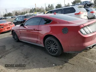 2021 Ford Mustang GT with VIN 1FA6P8CF0M5151679, listed as a Copart auction lot 46158895 with 26,253 mi miles and Salvage Title. Bid and sale history available at carsss.com. Image 2.