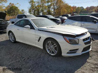 2014 Mercedes-Benz SL-Class SL 550 with VIN WDDJK7DA3EF023681, listed as a Copart auction lot 76866174 with 50,506 mi miles and Salvage Title. Bid and sale history available at carsss.com. Image 4.