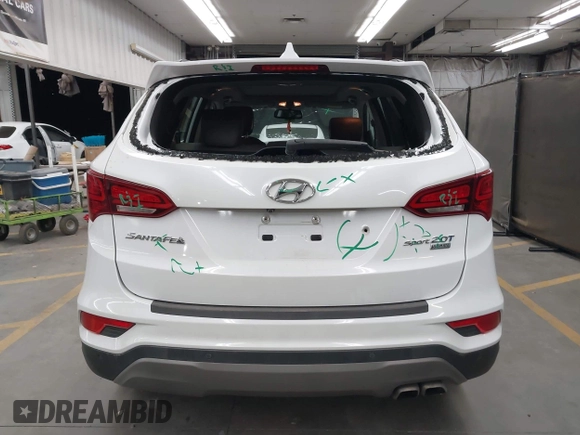 2017 Hyundai Santa Fe Ultimate with VIN 5NMZW4LA0HH040141, listed as a IAAI auction lot 42603243 with 140,817 mi miles and . Bid and sale history available at DreamBid. Image 16.