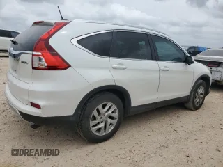 2015 Honda CR-V EX-L with VIN 5J6RM4H7XFL042505, listed as a Copart auction lot 50593285 with 69,682 mi miles and Salvage Title. Bid and sale history available at carsss.com. Image 3.