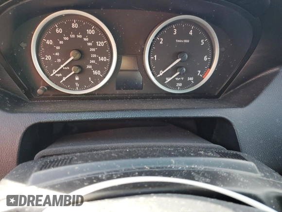 2007 BMW 6 Series 650i with VIN WBAEK135X7CN81963, listed as a Copart auction lot 73875324 with 0 mi miles and Salvage Title. Bid and sale history available at carsss.com. Image 9.