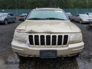 1999 Jeep Grand Cherokee Limited with VIN 1J4GW68N2XC581746, listed as a Copart auction lot 45413775 with 284,226 mi miles and Salvage Title. Bid and sale history available at carsss.com. Image 5.