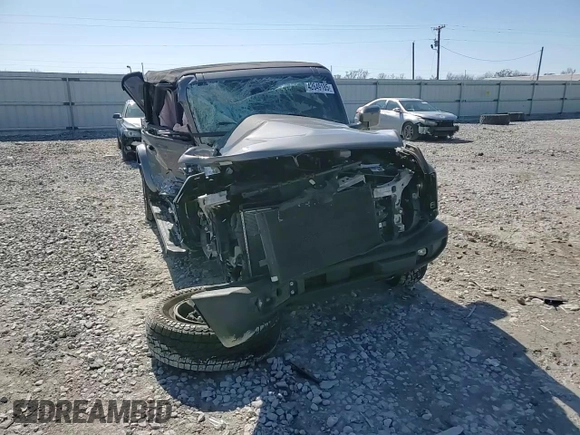 2022 Ford Bronco with VIN 1FMDE5BH7NLA74438, listed as a Copart auction lot 42649185 with Not provided miles and Salvage title. Bid and sale history available at DreamBid. Image 10.
