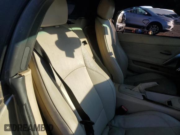 2005 BMW Z4 2.5i with VIN 4USBT33585LS54029, listed as a Copart auction lot 86951144 with 114,583 mi miles and Salvage Title. Bid and sale history available at carsss.com. Image 10.