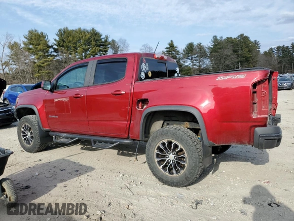 2018 Chevrolet Colorado 4WD ZR2 with VIN 1GCGTEEN4J1280119, listed as a Copart auction lot 48733605 with 112,587 mi miles and Salvage Title. Bid and sale history available at carsss.com. Image 2.